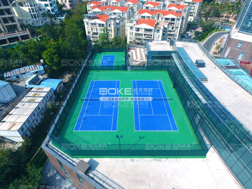 名称：珠海度假村酒店楼顶网球场灯光围网项目